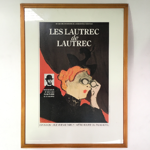 ARTWORK, Print (Large) - Toulouse Lautrec Exhibition Poster